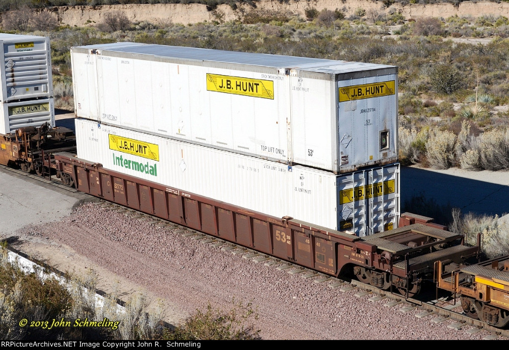 CP 52772 with containers at Alray CA. 11/25/2013